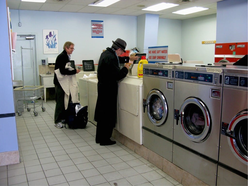 Leonard & Neil @ the laundromat